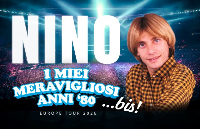 Nino D'Angelo - Tour 2026, © Dema Agency Nino D'Angelo - Tour 2026, © Dema Agency