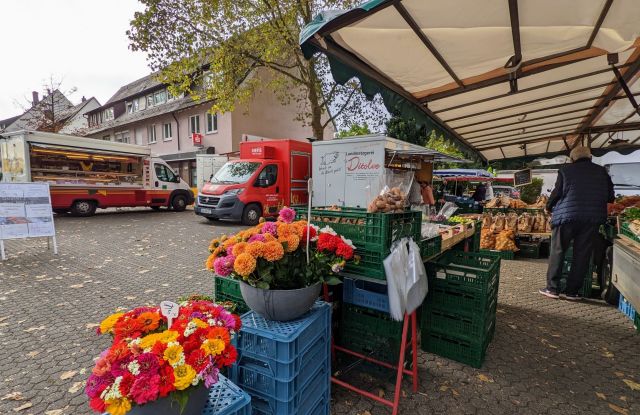 Wochenmarkt Mooswald, © FWTM-Vögtle Wochenmarkt Mooswald, © FWTM-Vögtle