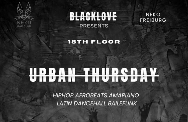 BLACKLOVE x URBAN THURSDAY BLACKLOVE x URBAN THURSDAY