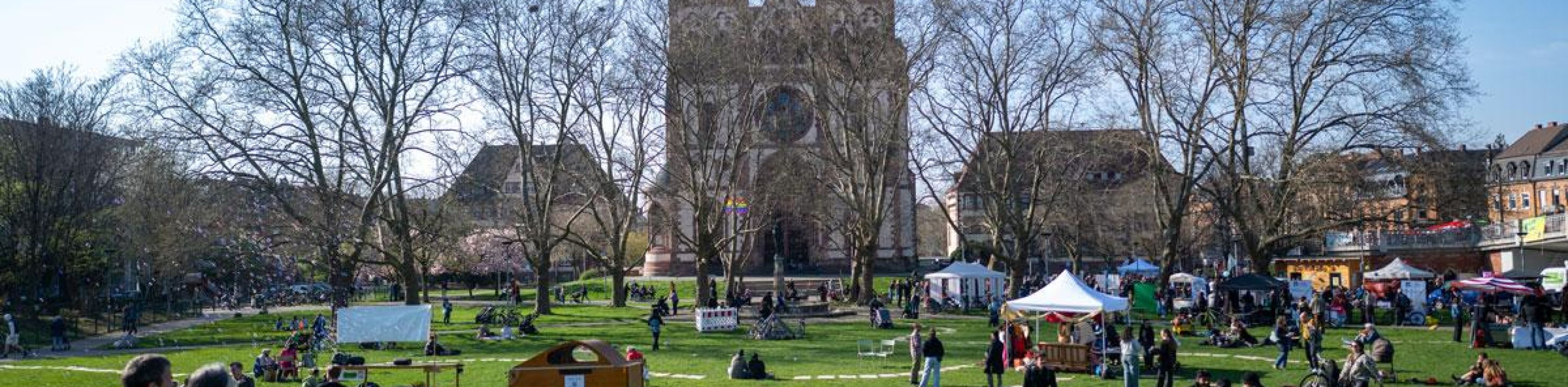 Begleitwerkstatt zum Stühlinger Kirchplatz, © Foto: Seeger/Stadt Freiburg Begleitwerkstatt zum Stühlinger Kirchplatz, © Foto: Seeger/Stadt Freiburg