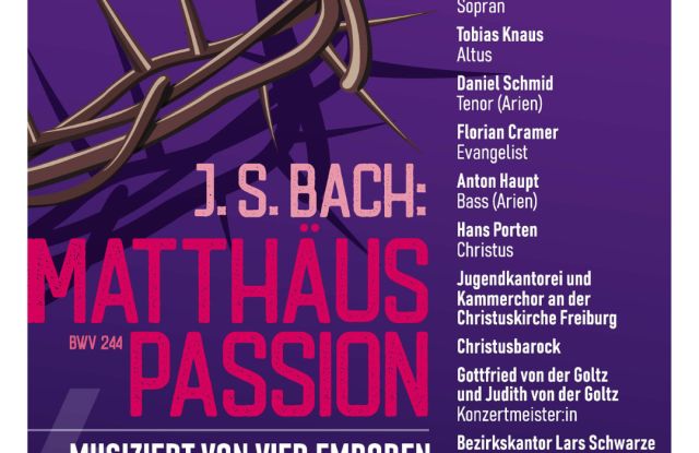 J.S. Bach: St. Matthew Passion BWV 244 from four galleries