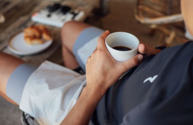 First run, then coffee., © Roland Erat