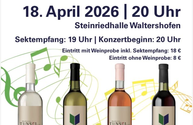 Doppelkonzert 18.04.2026, &copy; Musikverein Waltershofen