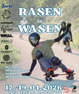 Championnat d'Allemagne de skateboard de descente - "Rasen in Wasen" (gazon &agrave; Wasen)