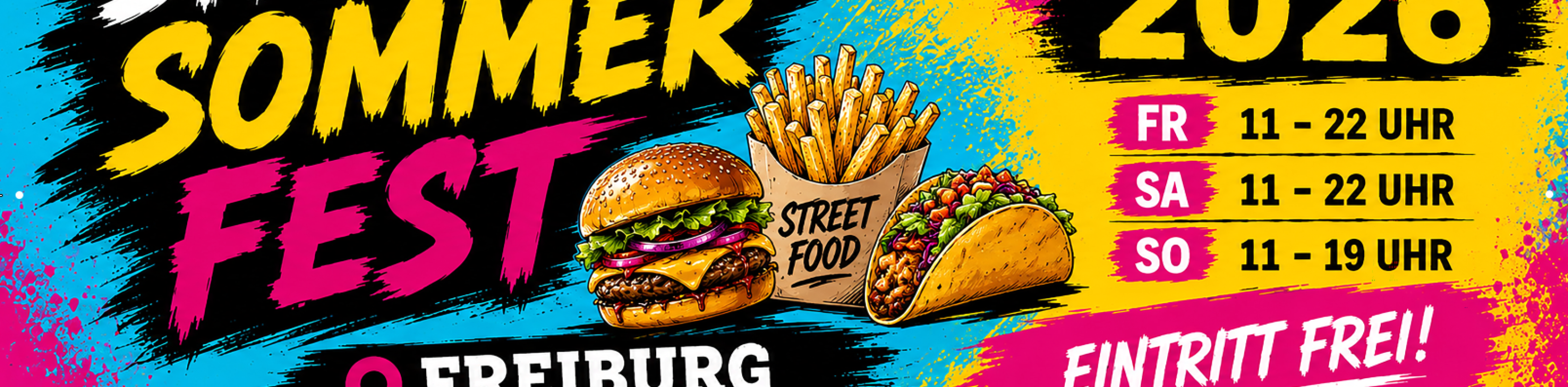 Banner Streetfood Sommerfest, &copy; Ulrich Holzm&uuml;ller