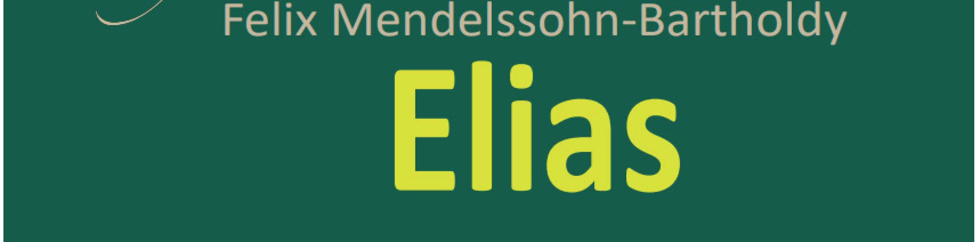 Benefizkonzert - Elias -Felix Mendelssohn-Bartholdy