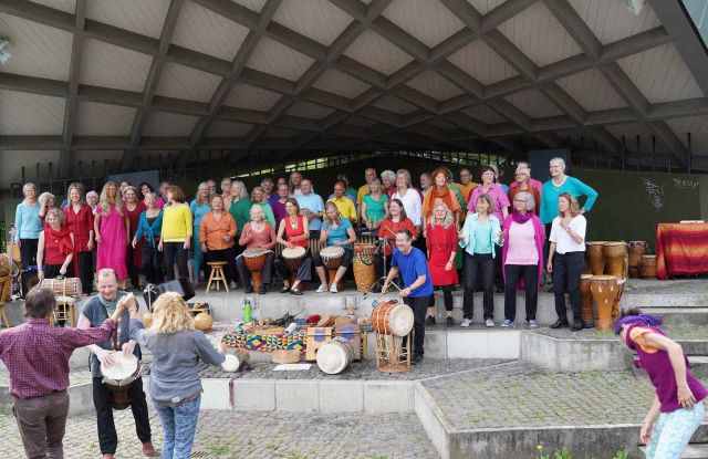 The bush orchestra in the Stadtgarten!