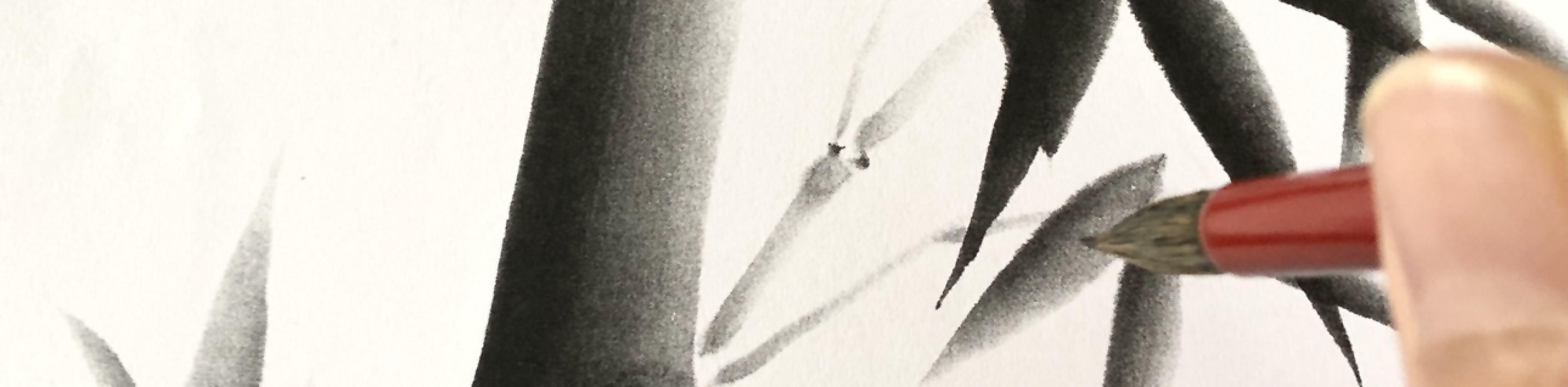 Die Kunst der japanischen Sumi-e-Tuschmalerei, © Foto: Rie Takeda