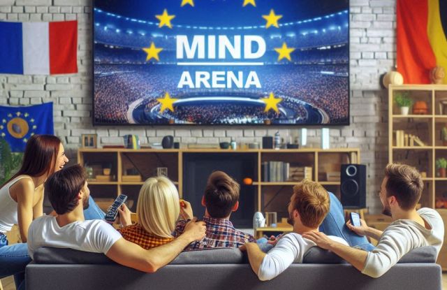 europaeische-freunde-sitzen-in-einem-wohnzimmer-und-lachen-man-sieht-sie-von-hinten-sie-sitzen-vor