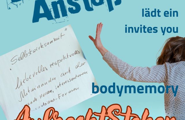 Workshop AufrechtStehen, &copy; Schwere(s)Los! e.V.