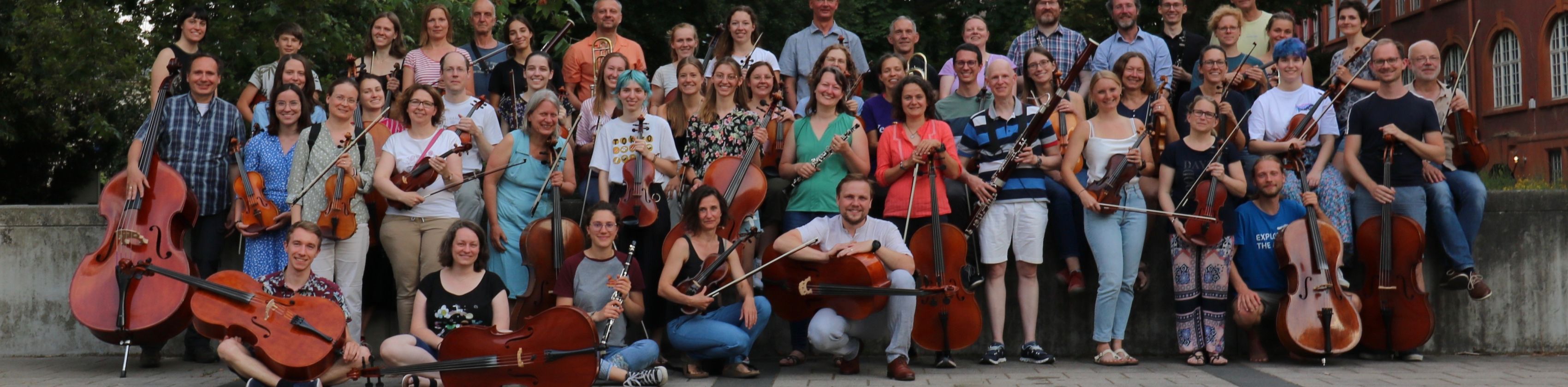 Das Orchester im Sommer 2023, © Charlotte Martinez