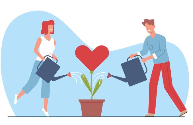 The art of growing together - a workshop for young couples