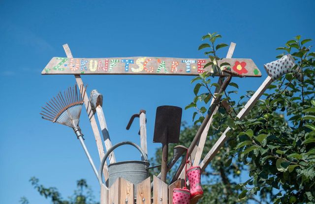 Aire de jeux temporaire au Mundenhof