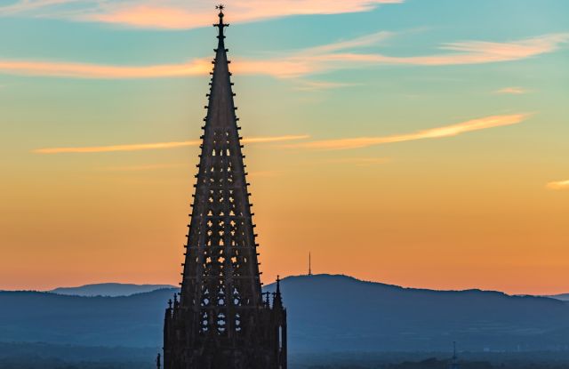Der Freiburger Münsterturm, © Claudia Tabori