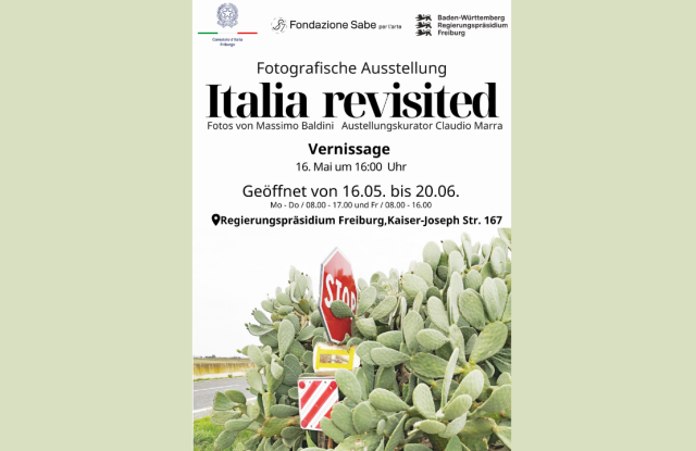 Plakat der Austellung., © Italienisches Konsulat