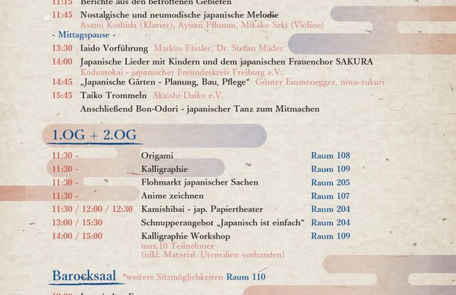 Flyer Rückseite, © VHS Freiburg