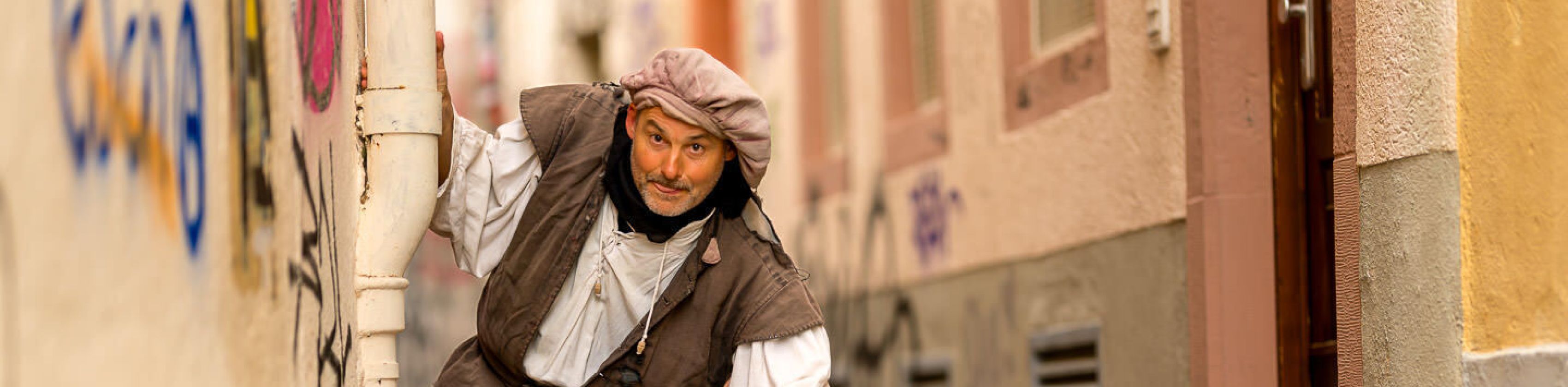 Historix-Tours: Bächle, Gaukler, Lumpenpack - Eventtour mit Schauspieler, © Historix-Tours