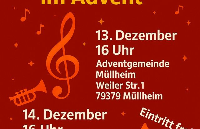 Flyer_Blaeserkonzert, © Adventgemeinde Freiburg