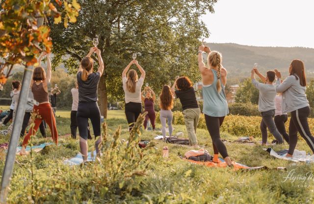 Yoga & Wein Picknick, © Flying Mat Yoga