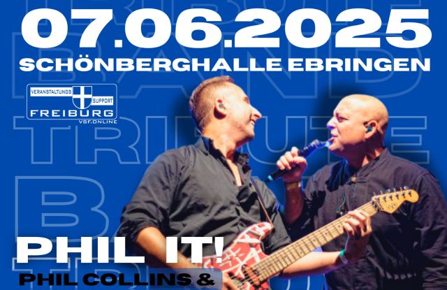 PHIL IT ! Phil Collins & Genesis Tribute - 20 ans VSF - Aftershow avec DJ Rick van House