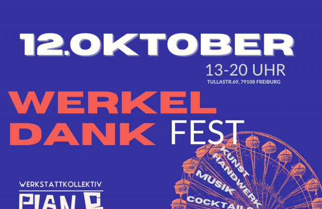 "Werkeldank FEST" la foire des esprits créatifs