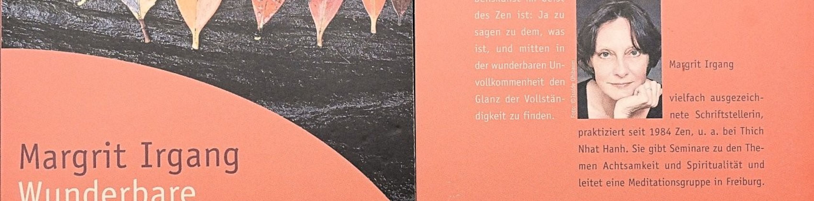 Wunderbare Unvollkommenheit. Meditations-Seminar, &copy; Foto: Margrit Irgang