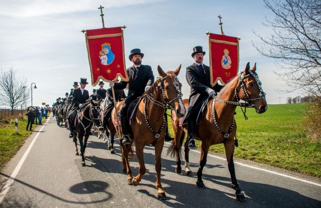St. George's festival with equestrian procession
