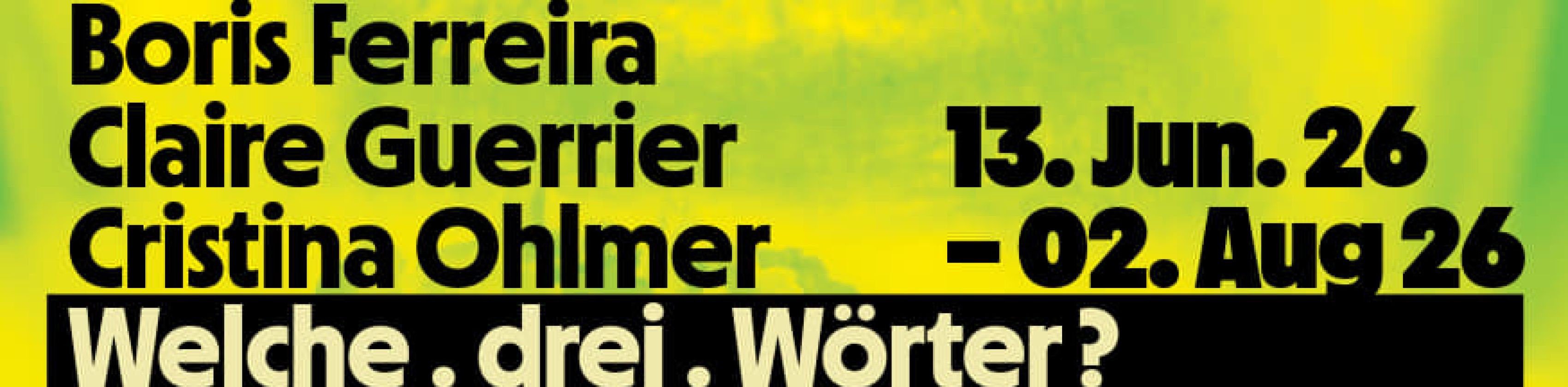 Welche drei W&ouml;rter Morat Institut, &copy; Morat Hallen