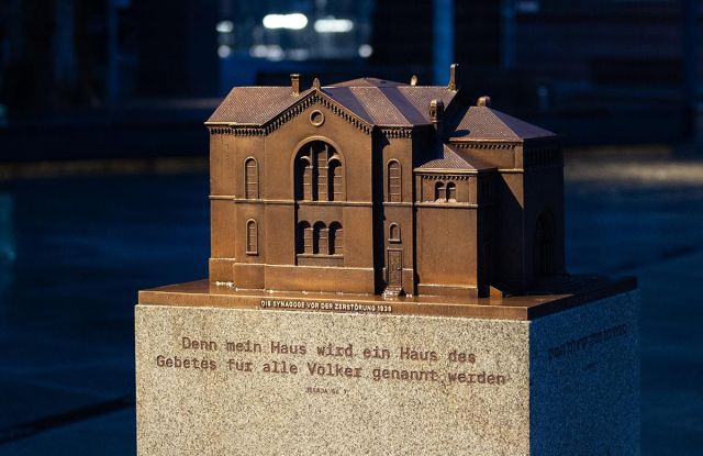 Commémoration de l'anniversaire de la nuit de pogrom