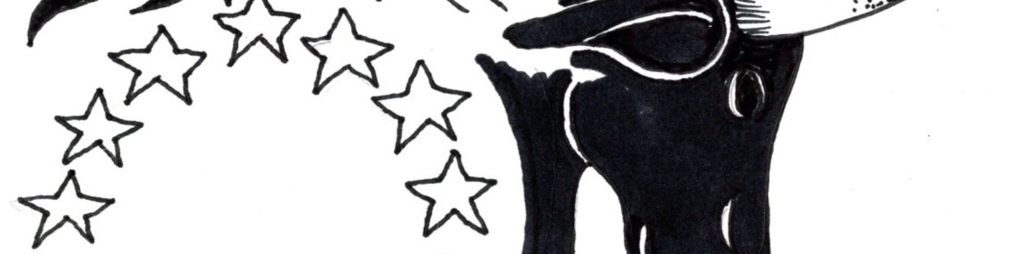 Mitten in Europa: Slowenische Literatur, &copy; Zeichnung: F. Dann